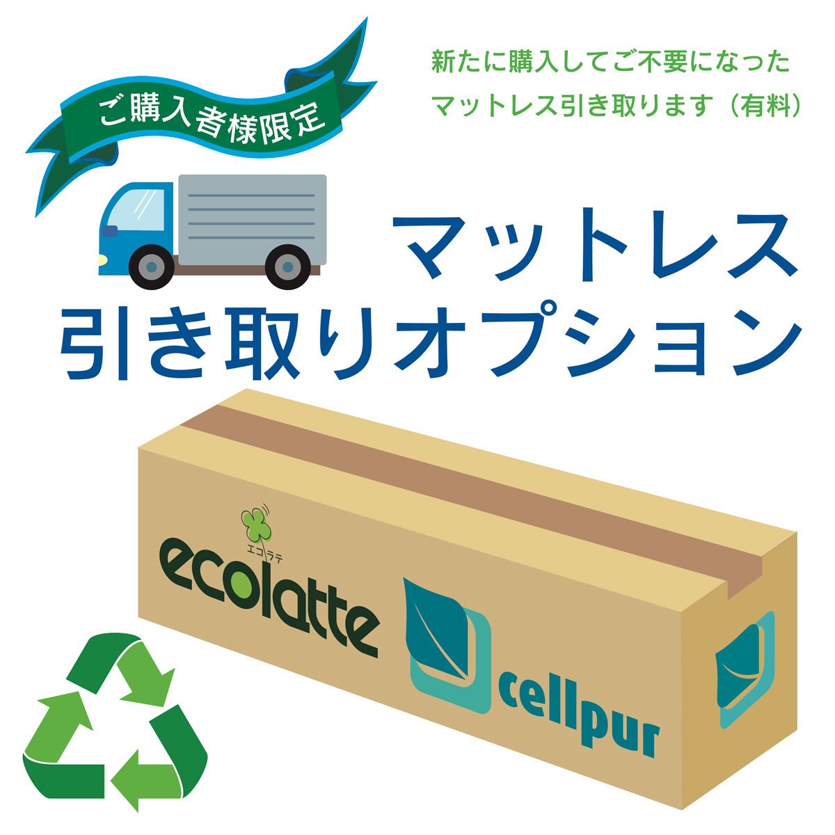 不要マットレス 引き取りオプション(有料)