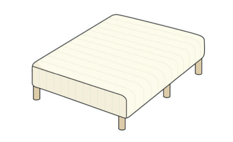mattress-bed-with-legs