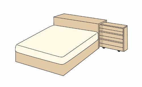 bed-frame-with-book-shelf-in-head-board