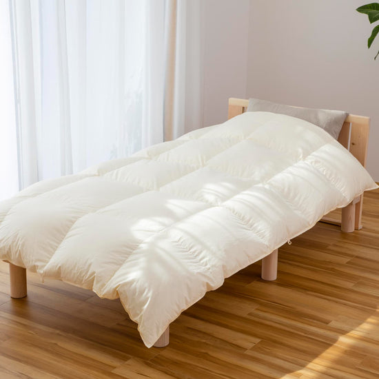 快眠タイムズ 羽毛布団 カナディアングース
