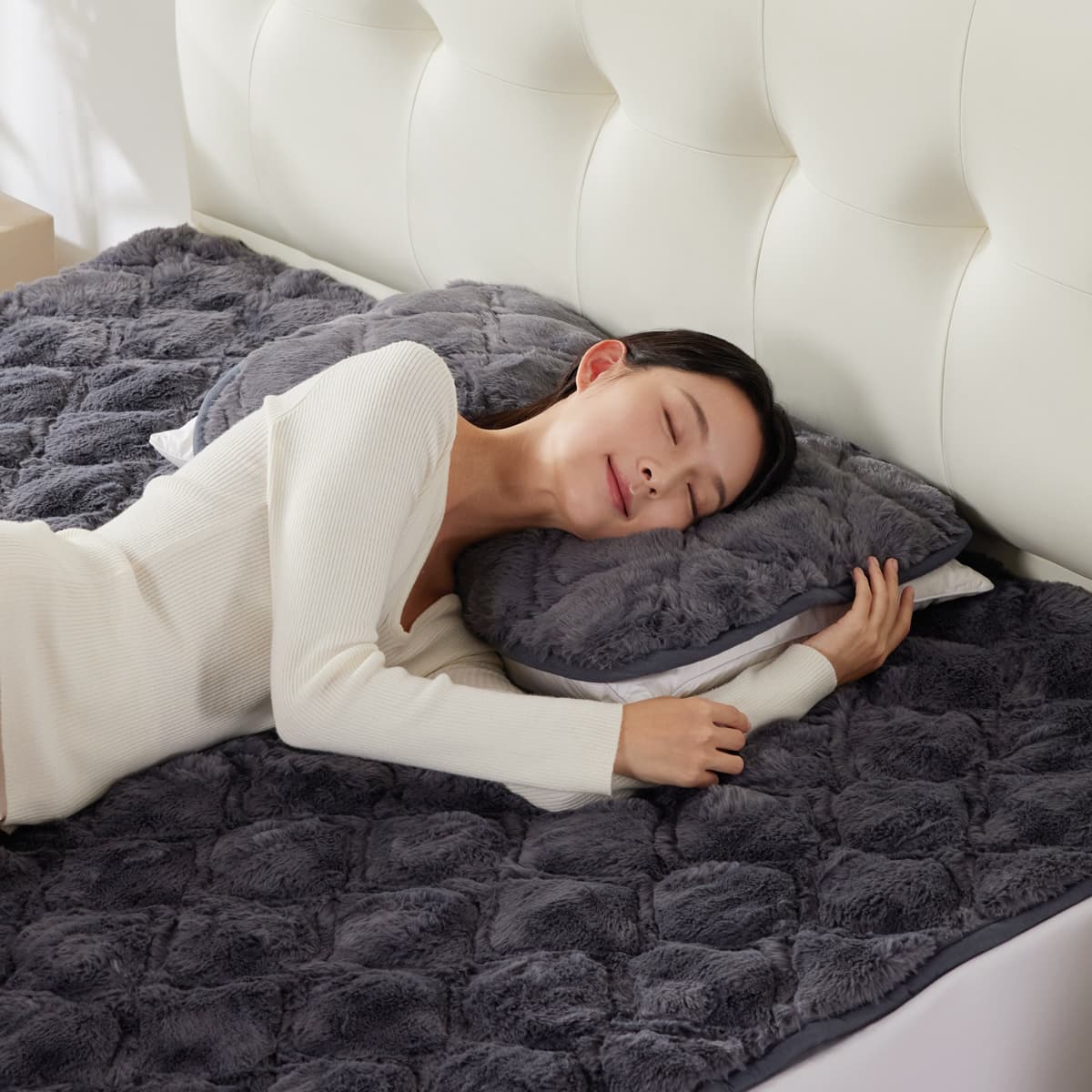 快眠タイムズ エアロゲル枕パッド（45×65cm・同色二枚組）