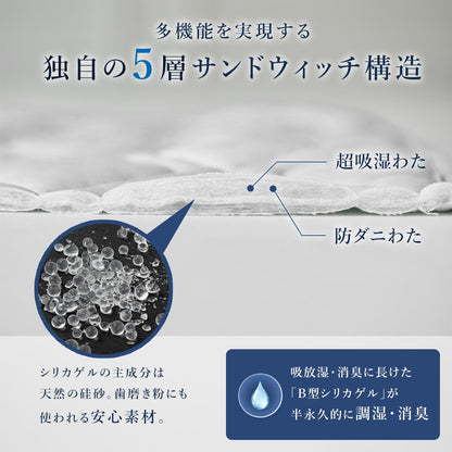 快眠タイムズ 除湿消臭敷きパッド2.0
